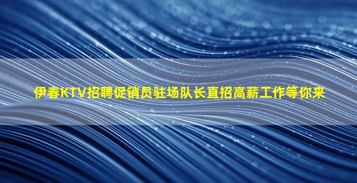 伊春KTV招聘促销员驻场队长直招高薪工作等你来